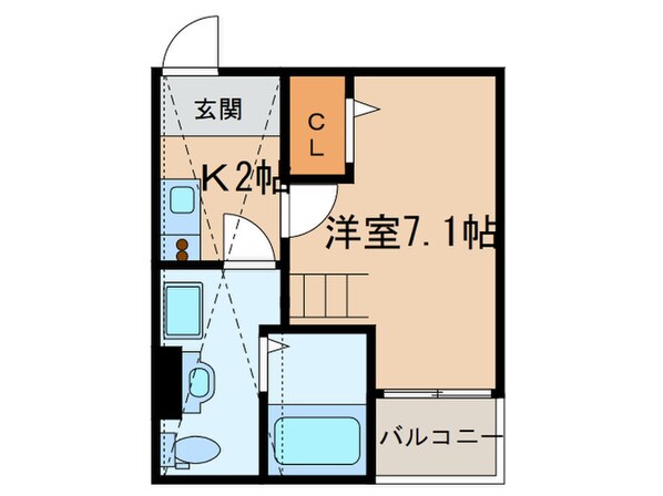 パルティ－レの物件間取画像